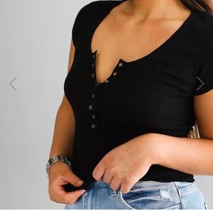 NWT Free People “one of the girls” henley